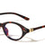 Two Bracket Temple Accent Retro Cat Eye Blue Light Blocking Wholesale Eyewear