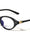 Two Bracket Temple Accent Retro Cat Eye Blue Light Blocking Wholesale Eyewear