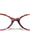 Pearl Temple Accent Retro Oval Blue Light Blocking Wholesale Eyewear
