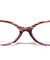 Pearl Temple Accent Retro Oval Blue Light Blocking Wholesale Eyewear