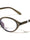 Pearl Temple Accent Retro Oval Blue Light Blocking Wholesale Eyewear