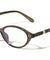 Pearl Temple Accent Retro Oval Blue Light Blocking Wholesale Eyewear