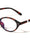 Pearl Temple Accent Retro Oval Blue Light Blocking Wholesale Eyewear
