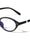 Pearl Temple Accent Retro Oval Blue Light Blocking Wholesale Eyewear