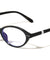 Pearl Temple Accent Retro Oval Blue Light Blocking Wholesale Eyewear
