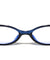 Glitter Temple Accent Oval Cat Eye Blue Light Blocking Wholesale Eyewear