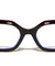 Two Dot Rivet Accent Geometric Cat Eye Blue Light Blocking Wholesale Eyewear