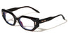 Two Dot Rivet Accent Geometric Cat Eye Blue Light Blocking Wholesale Eyewear