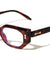 Two Dot Rivet Accent Geometric Cat Eye Blue Light Blocking Wholesale Eyewear
