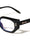 Two Dot Rivet Accent Geometric Cat Eye Blue Light Blocking Wholesale Eyewear