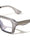Art Deco Temple Bar Accent Square Blue Light Blocking Wholesale Eyewear