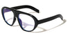 Solid Frame Oval Aviators Blue Light Blocking Wholesale Eyewear