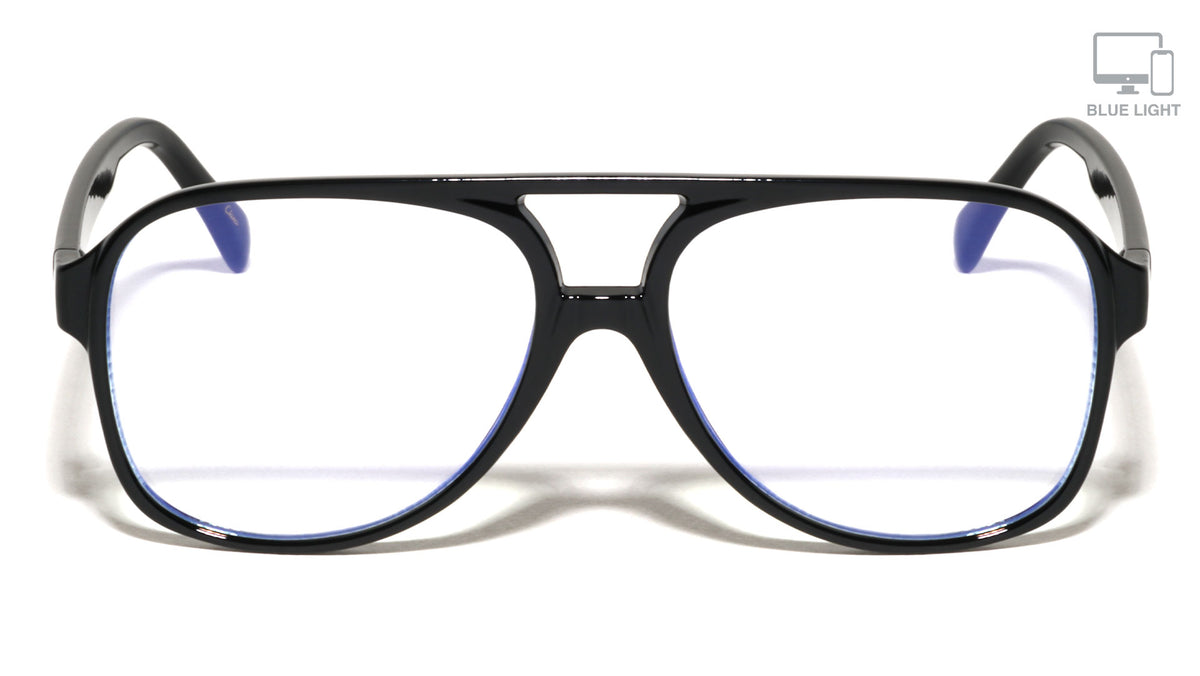 Retro Tear Shape Lens Aviators Blue Light Blocking Wholesale Eyewear