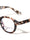 Rectangle Stud Accent Retro Round Blue Light Blocking Wholesale Eyewear