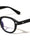 Rectangle Stud Accent Retro Round Blue Light Blocking Wholesale Eyewear