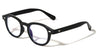 Rectangle Stud Accent Retro Round Blue Light Blocking Wholesale Eyewear