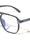 Two Dot Stud Accent Squared Aviators Blue Light Blocking Wholesale Eyewear