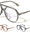 Teardrop Hole Modern Aviators Blue Light Blocking Wholesale Eyewear