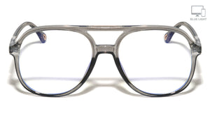 Teardrop Hole Modern Aviators Blue Light Blocking Wholesale Eyewear