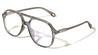 Teardrop Hole Modern Aviators Blue Light Blocking Wholesale Eyewear