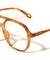Teardrop Hole Modern Aviators Blue Light Blocking Wholesale Eyewear