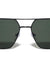 Temple Block Accent Flat Top Geometric Aviators Wholesale Sunglasses
