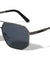 Temple Block Accent Flat Top Geometric Aviators Wholesale Sunglasses