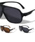Wholesale Squared Solid One Piece Lens Sunglasses