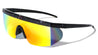 American Flag Print Color Mirror One Piece Shield Rectangle Wholesale Sunglasses