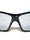 Ink Splatter Print Color Mirror Rectangle Sports Wholesale Sunglasses