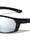 Ink Splatter Print Color Mirror Rectangle Sports Wholesale Sunglasses