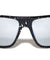 Ink Splatter Print Color Mirror Square Sports Wholesale Sunglasses