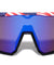 American Flag Ink Splatter Color Mirror Shield Lens Sports Wholesale Sunglasses