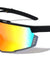 Semi Rimless Color Mirror Lens Shield Sports Wholesale Sunglasses