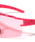 Ink Splatter Semi-Rimless One Piece Shield Color Mirror Lens Sports Wholesale Sunglasses