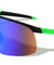 Semi-Rimless Color Mirror Shield Lens Sports Wholesale Sunglasses