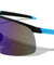 Semi-Rimless Color Mirror Shield Lens Sports Wholesale Sunglasses