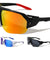 Color Mirror Semi-Rimless Side Wing Shield Sports Wholesale Sunglasses