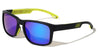 Color Mirror Rubber Grip Temple Square Sports Wholesale Sunglasses