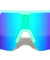 Color Mirror Shield Lens Three Cutout Temple Sports Wholesale Sunglasses