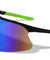 Semi Rimless Shield Color Mirror Lens Grip Pattern Sports Wholesale Sunglasses