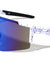 Semi Rimless Color Mirror Shield Lens Ink Splatter Sports Wholesale Sunglasses
