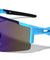 Semi Rimless Color Mirror Shield Lens Ink Splatter Sports Wholesale Sunglasses