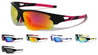 Light Weight Semi Rimless Color Mirror Lens Sports Wholesale Sunglasses