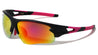 Light Weight Semi Rimless Color Mirror Lens Sports Wholesale Sunglasses