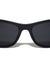 Super Dark Lens Two Dot Accent Rounded Square Wholesale Sunglasses
