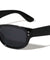 Super Dark Lens Two Dot Accent Rounded Square Wholesale Sunglasses