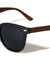 Carbon Fiber Temple Pattern Classic Square Wholesale Sunglasses