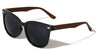 Carbon Fiber Temple Pattern Classic Square Wholesale Sunglasses
