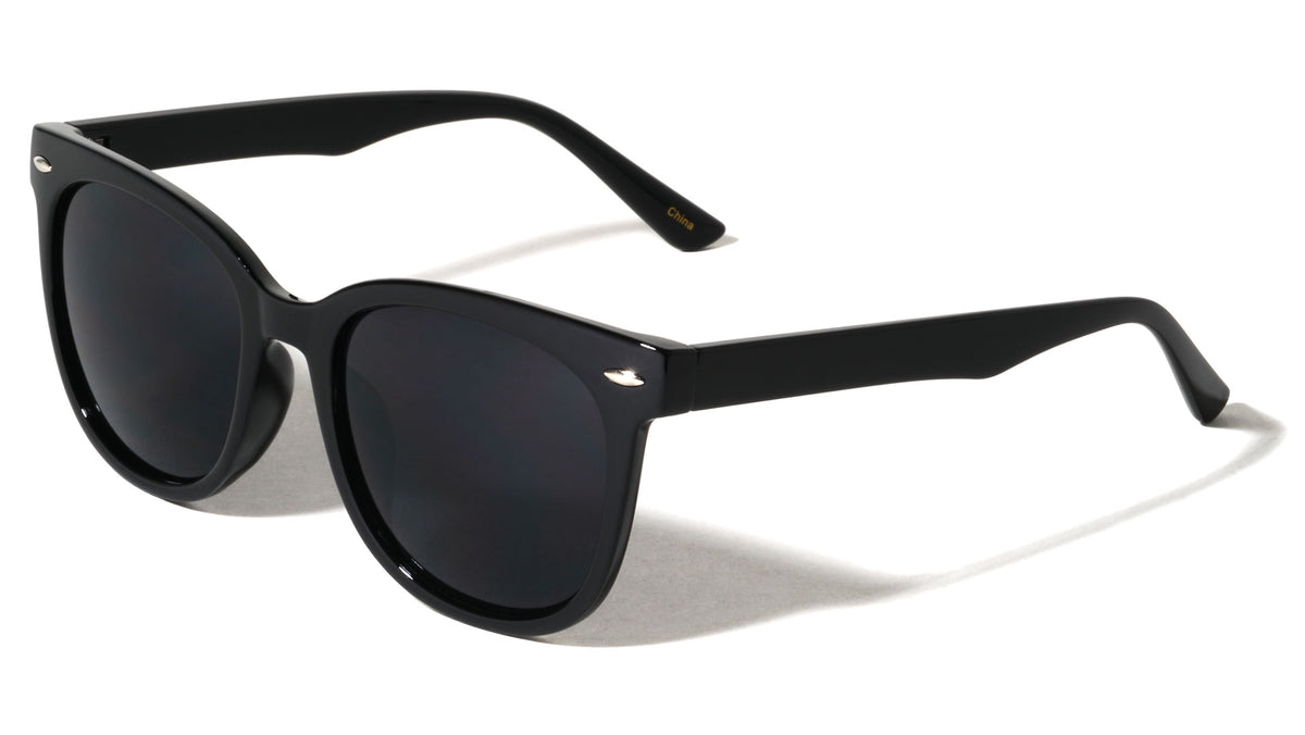 Carbon Fiber Temple Pattern Classic Square Wholesale Sunglasses